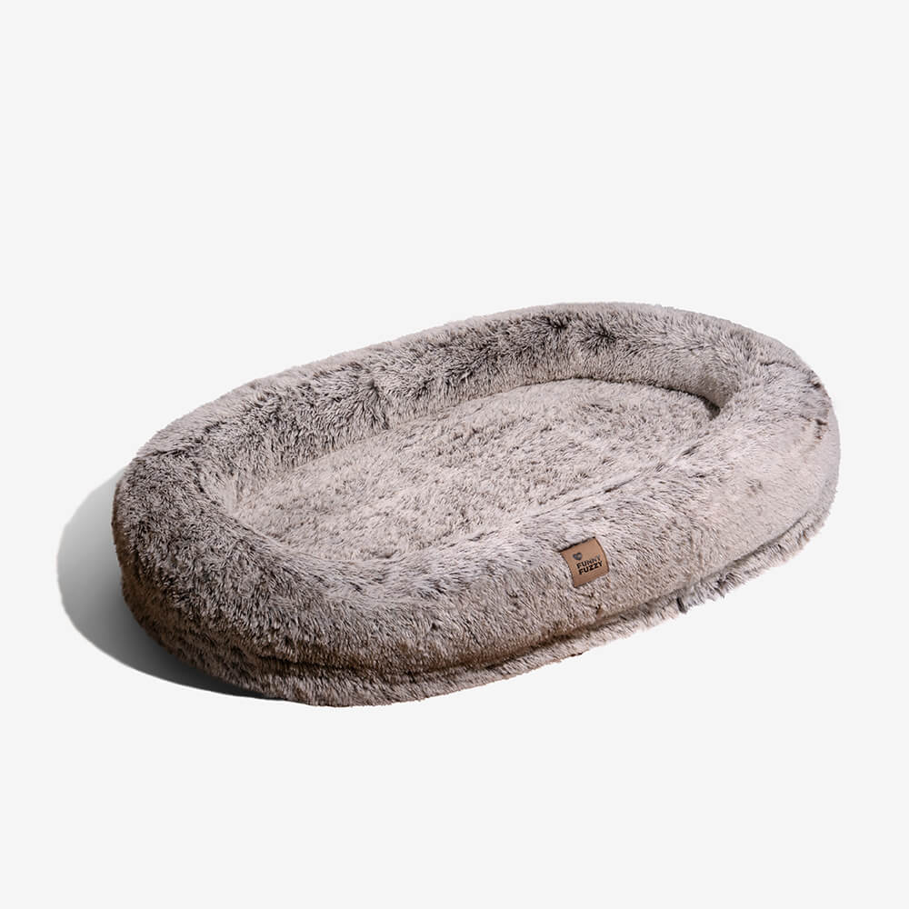 Funny Fuzzy Luxury Waterproof Pet Bed Soft Plush Cushion Anti-Slip Bottom — Image 32