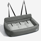 Funny Fuzzy Pet Car Seat Bed Durable Washable Fabric Safety Straps Anti-Slip Design for Dogs — Image 16