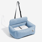 Funny Fuzzy Pet Car Seat Bed Durable Washable Fabric Safety Straps Anti-Slip Design for Dogs — Image 20