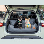 Funny Fuzzy Pet Car Seat Bed Plush Cushion Safety Belts Gray — Image 13