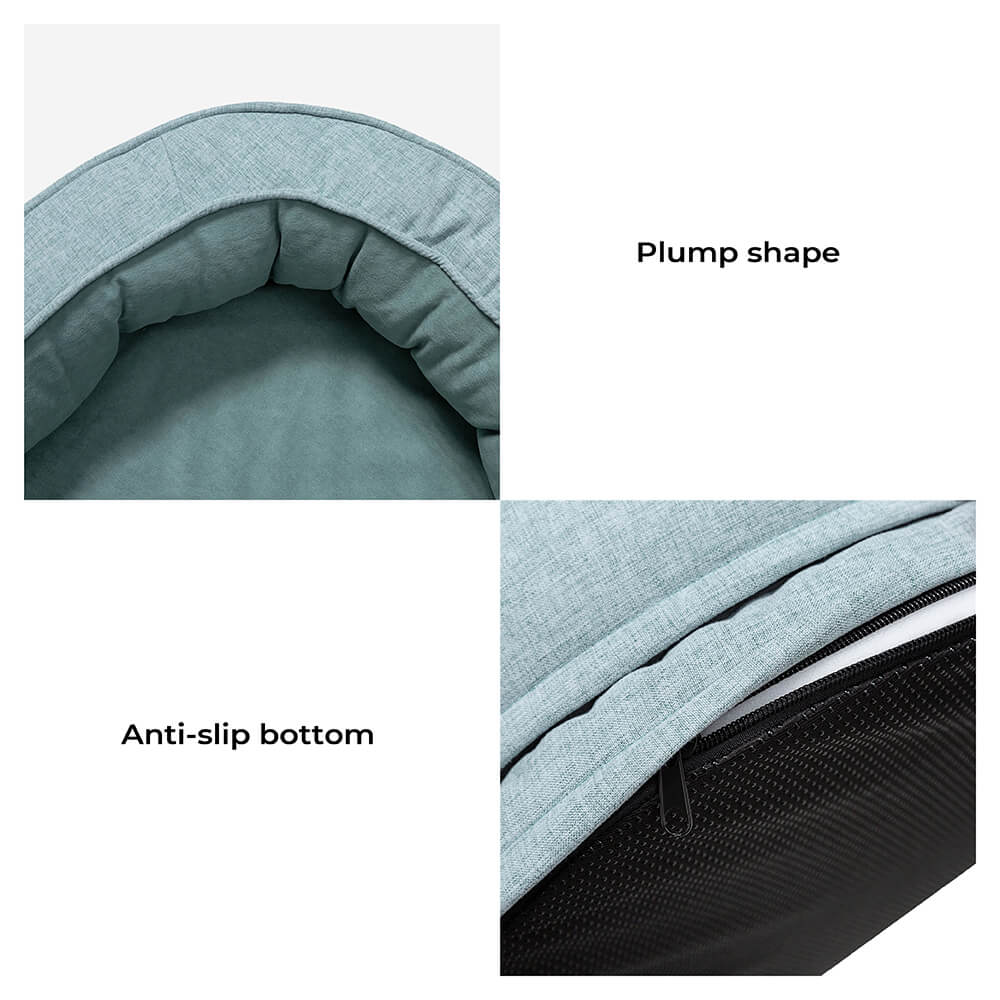 Funny Fuzzy Luxury Waterproof Pet Bed Soft Plush Cushion Anti-Slip Bottom — Image 7