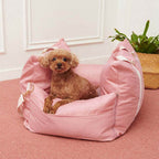 Funny Fuzzy Pet Car Seat Carrier Water-Resistant Travel Bed for Small Dogs Cats — Image 19
