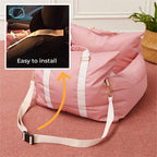 Funny Fuzzy Pet Car Seat Carrier Water-Resistant Travel Bed for Small Dogs Cats — Image 17