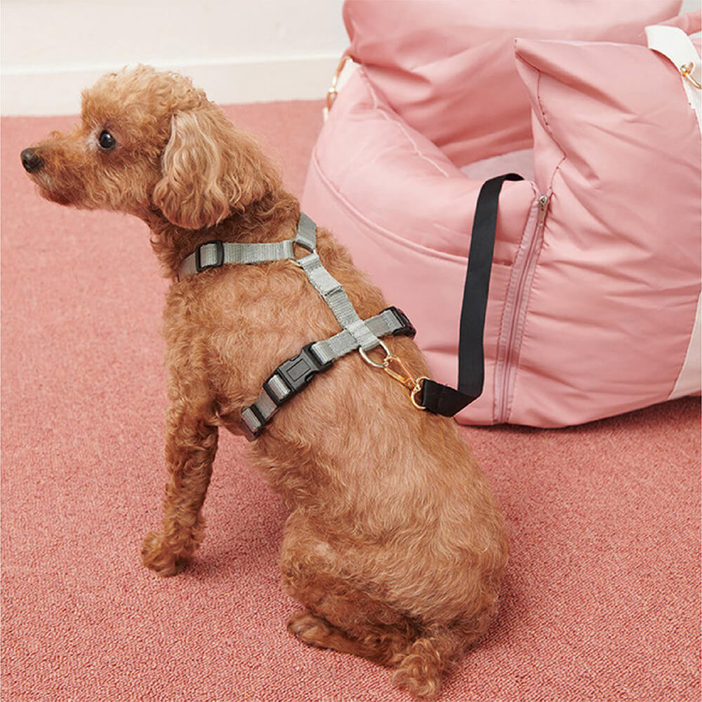 Funny Fuzzy Pet Car Seat Carrier Water-Resistant Travel Bed for Small Dogs Cats — Image 20