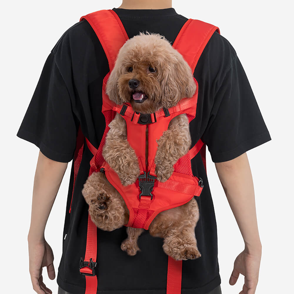 Pet Carrier Backpack Adjustable Breathable Mesh for Dogs Cats Travel Outdoor — Image 8