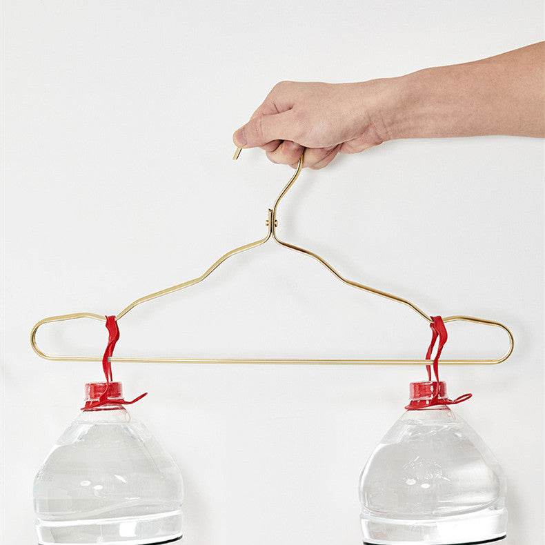 Premium Metal Clothes Hangers Gold Non-Slip Heavy-Duty Space-Saving for Coats Dresses Suits — Image 8