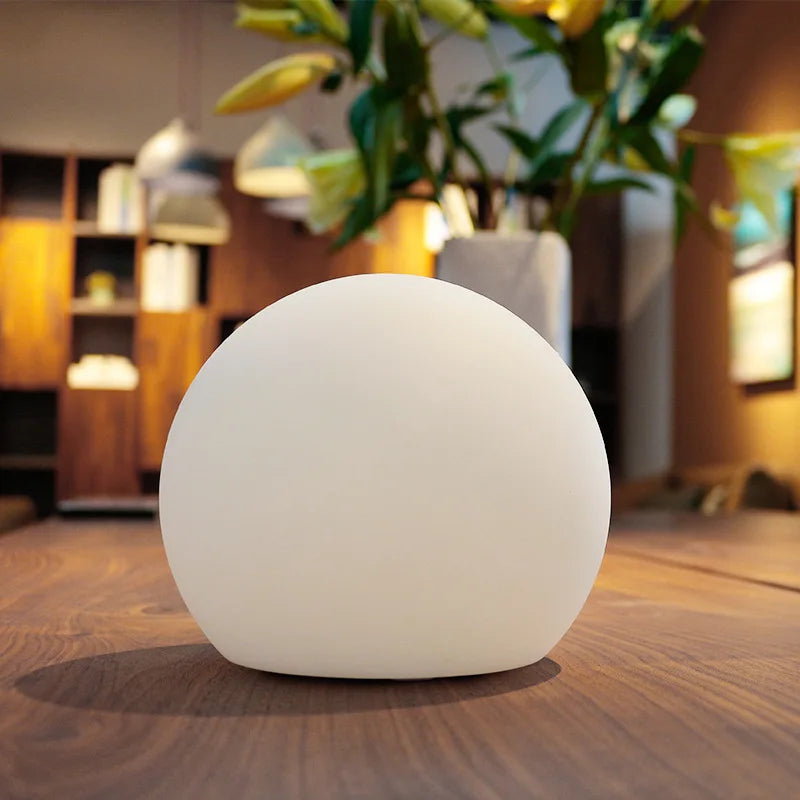 Modern LED Sphere Table Lamp Remote Control RGB Color Changing Mood Light — Image 8