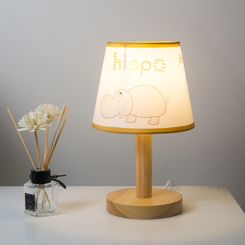Elegant Wooden Table Lamp with Pleated Shade - Beige & White, Solid Wood, 27cm/32cm — Image 6