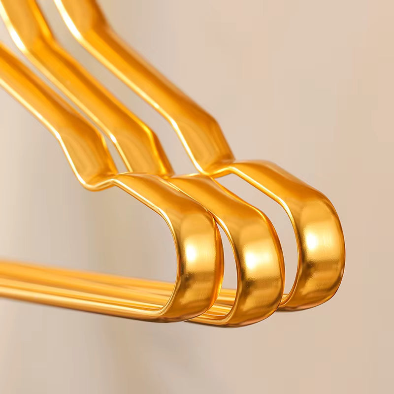 Premium Metal Clothes Hangers Gold Non-Slip Heavy-Duty Space-Saving for Coats Dresses Suits — Image 6