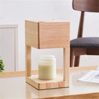 Wooden Candle Warmer Lamp Modern Minimalist Aromatherapy Light Home Decor — Image 4