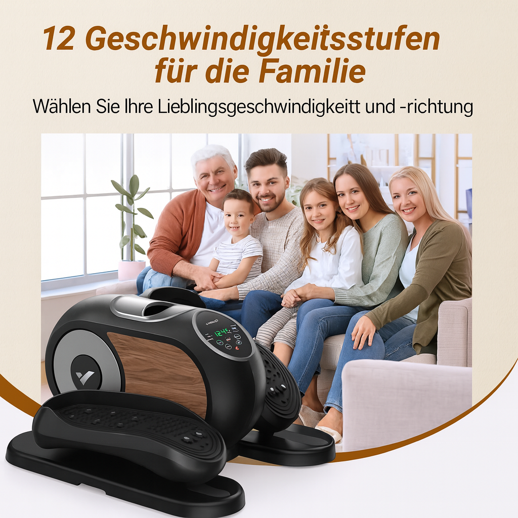 Funtiriva Kompakter Untertisch-Crosstrainer