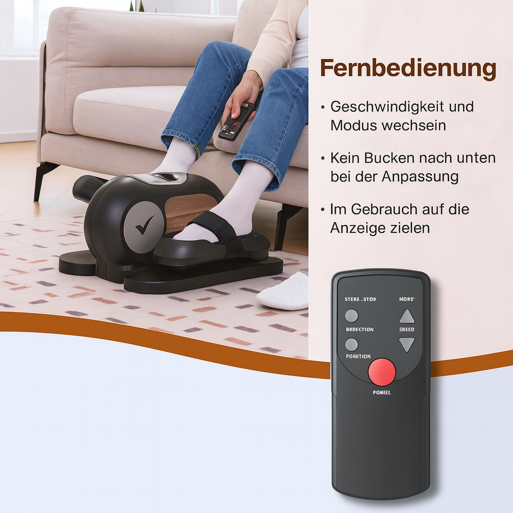 Funtiriva Kompakter Untertisch-Crosstrainer