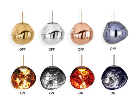 Artistic Glass Pendant Light Handcrafted Blown Glass Ceiling Fixture Modern Design — Image 8
