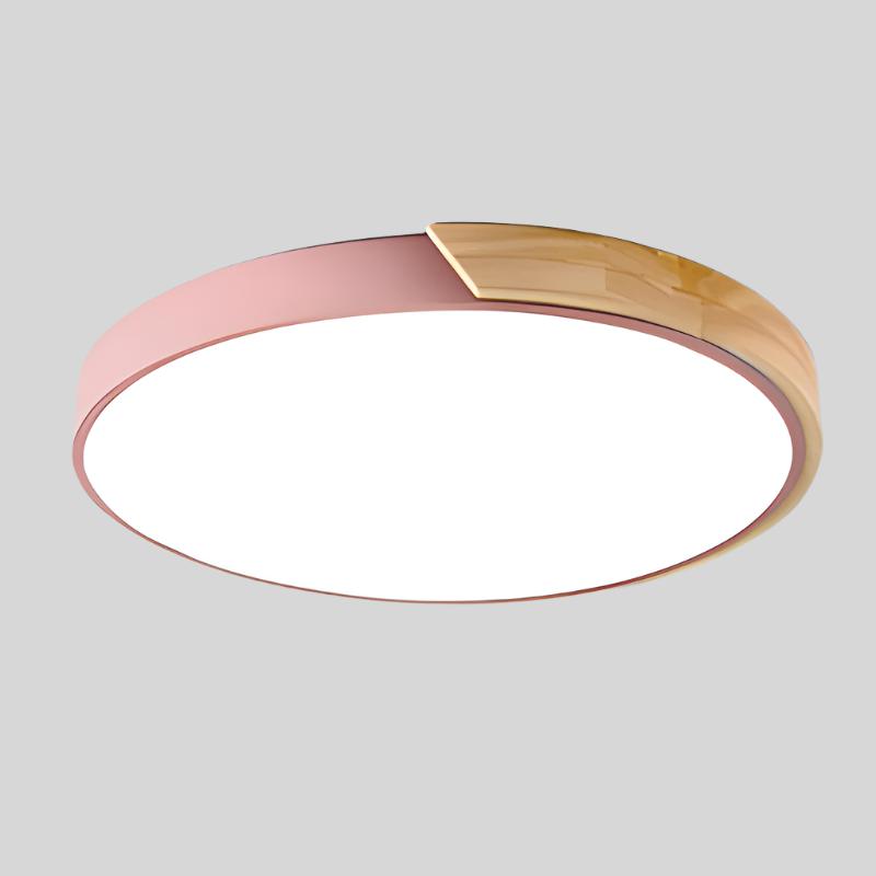 Modern LED Ceiling Light with Wooden Accent in Multiple Colors — Image 11
