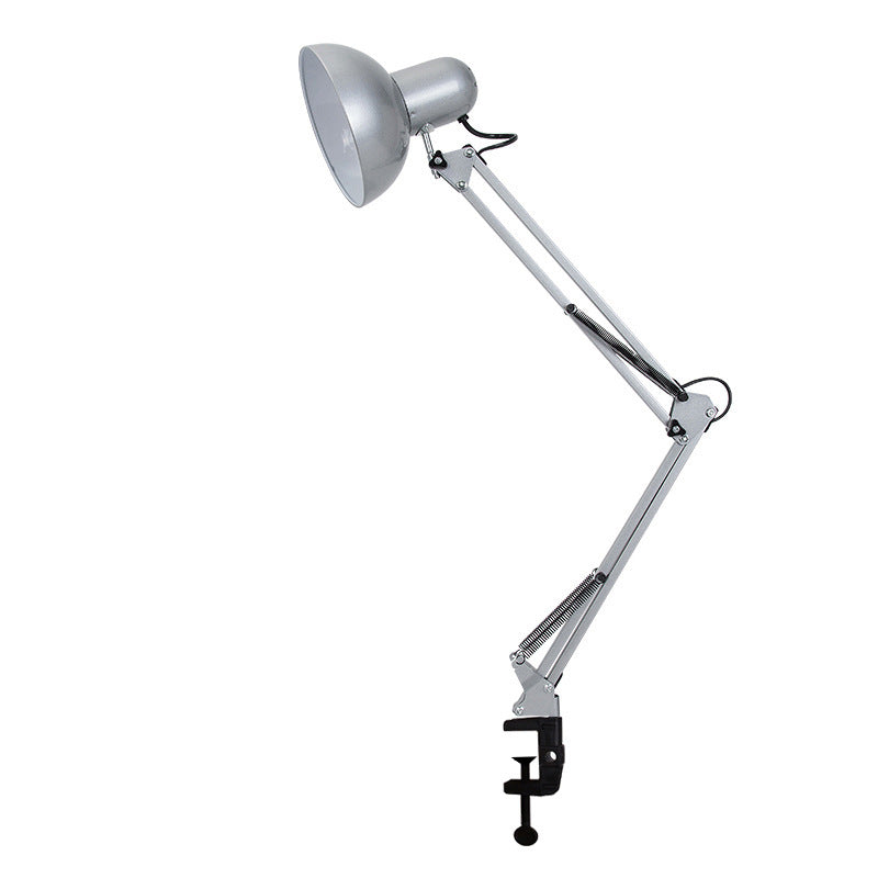 Generic Adjustable Desk Lamp with Clamp Flexible Metal Swing Arm Task Light Black — Image 11