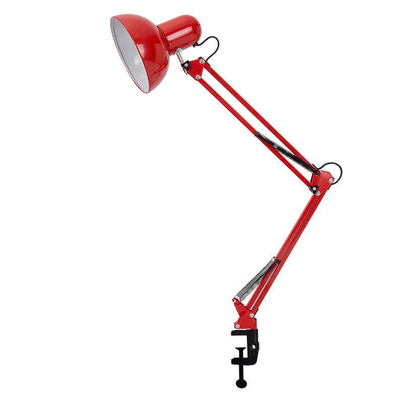 Generic Adjustable Desk Lamp with Clamp Flexible Metal Swing Arm Task Light Black — Image 9