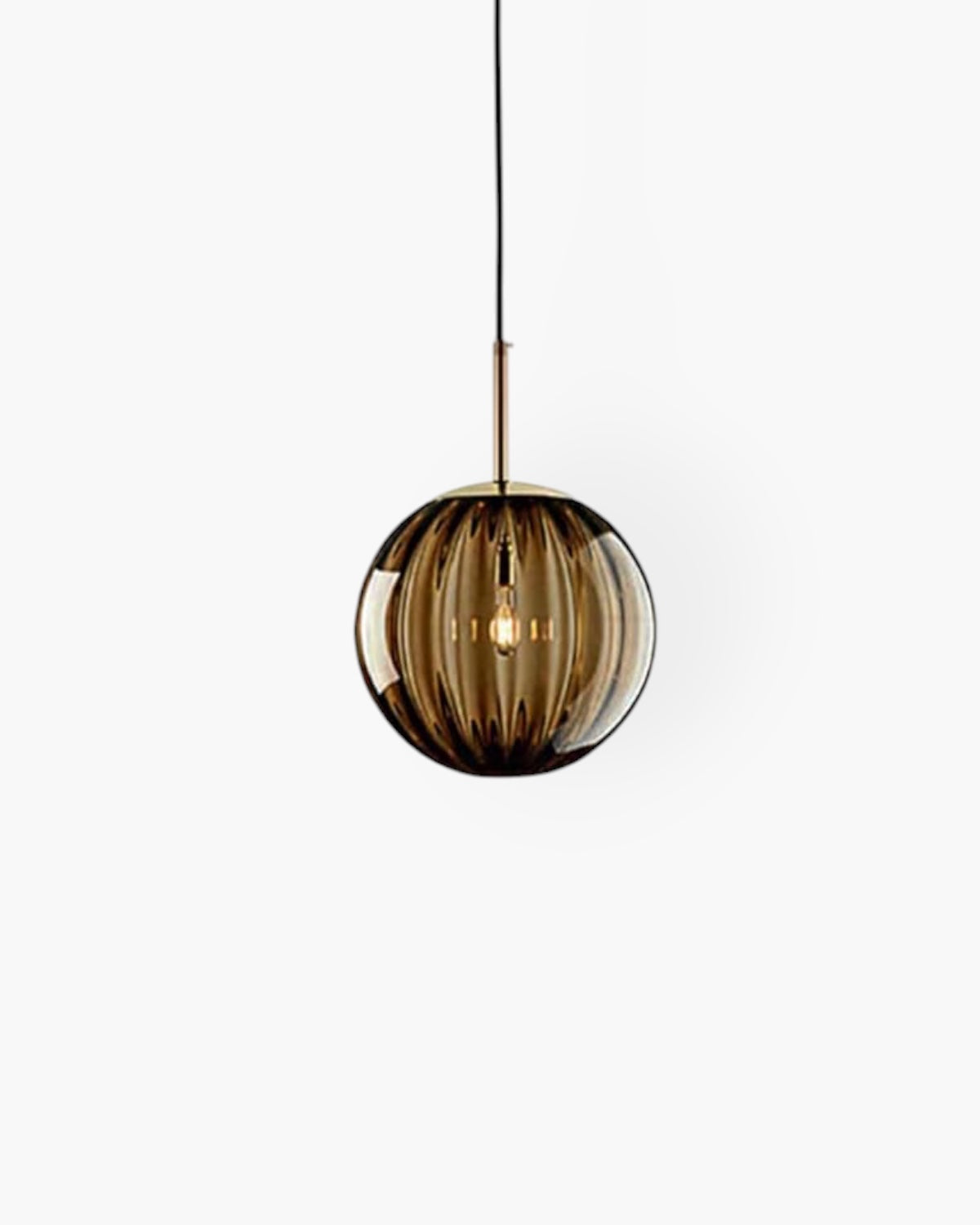 Modern Glass Pendant Light Elegant Globe Design Multiple Colors for Dining Room Kitchen Living Space — Image 4
