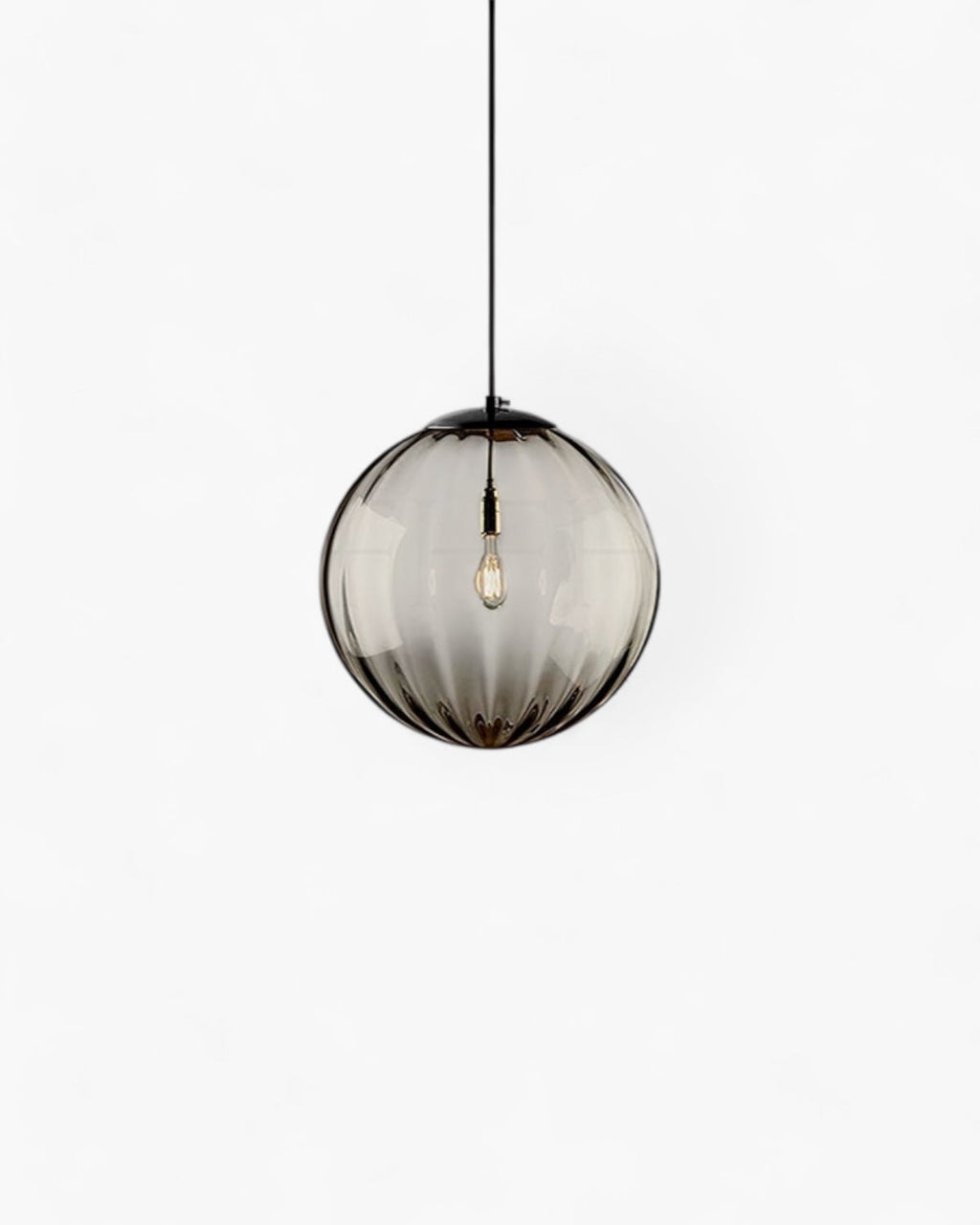 Modern Glass Pendant Light Elegant Globe Design Multiple Colors for Dining Room Kitchen Living Space — Image 7
