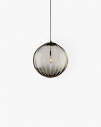 Modern Glass Pendant Light Elegant Globe Design Multiple Colors for Dining Room Kitchen Living Space — Image 7