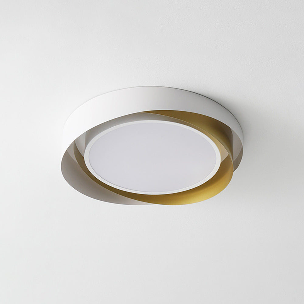 Modern LED Ceiling Light Fixture White Metal Minimalist Design — Image 17