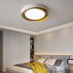 Modern LED Ceiling Light Fixture White Metal Minimalist Design — Image 26