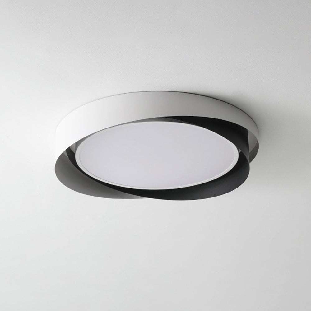 Modern LED Ceiling Light Fixture White Metal Minimalist Design — Image 24