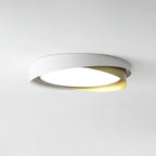 Modern LED Ceiling Light Fixture White Metal Minimalist Design — Image 7