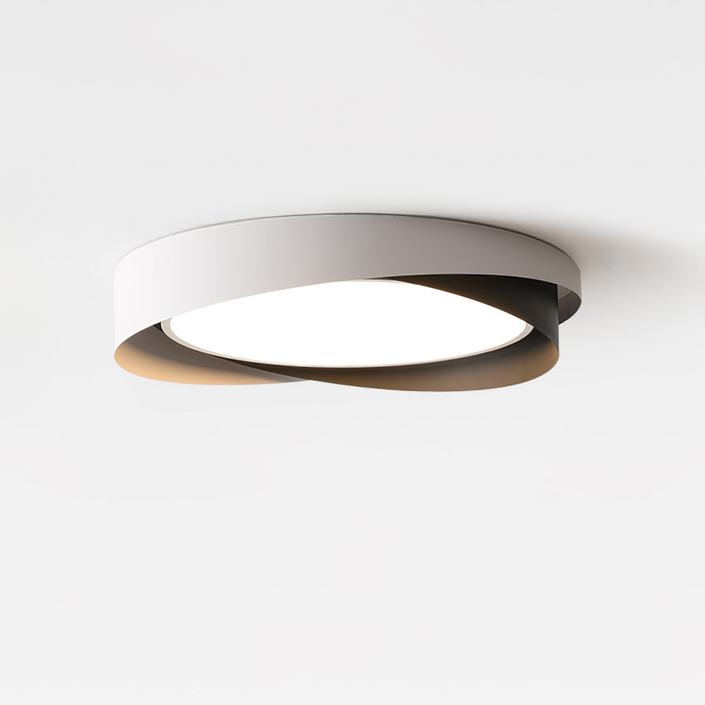 Modern LED Ceiling Light Fixture White Metal Minimalist Design — Image 13