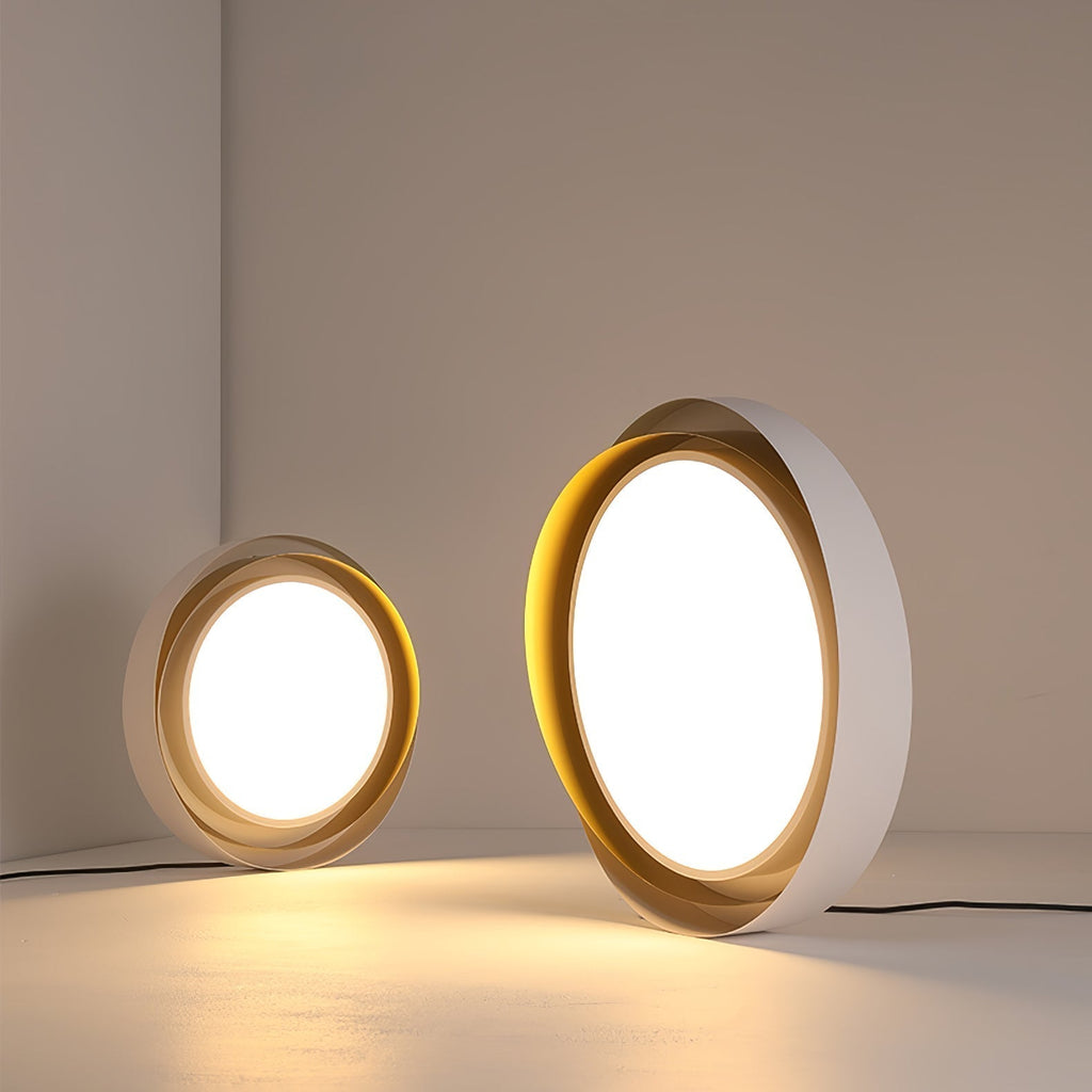 Modern LED Ceiling Light Fixture White Metal Minimalist Design — Image 4