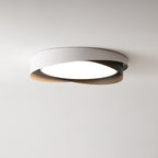 Modern LED Ceiling Light Fixture White Metal Minimalist Design — Image 32