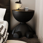 Contemporary Sculptural Side Table Polyethylene Multicolor 38cm Indoor Outdoor — Image 4