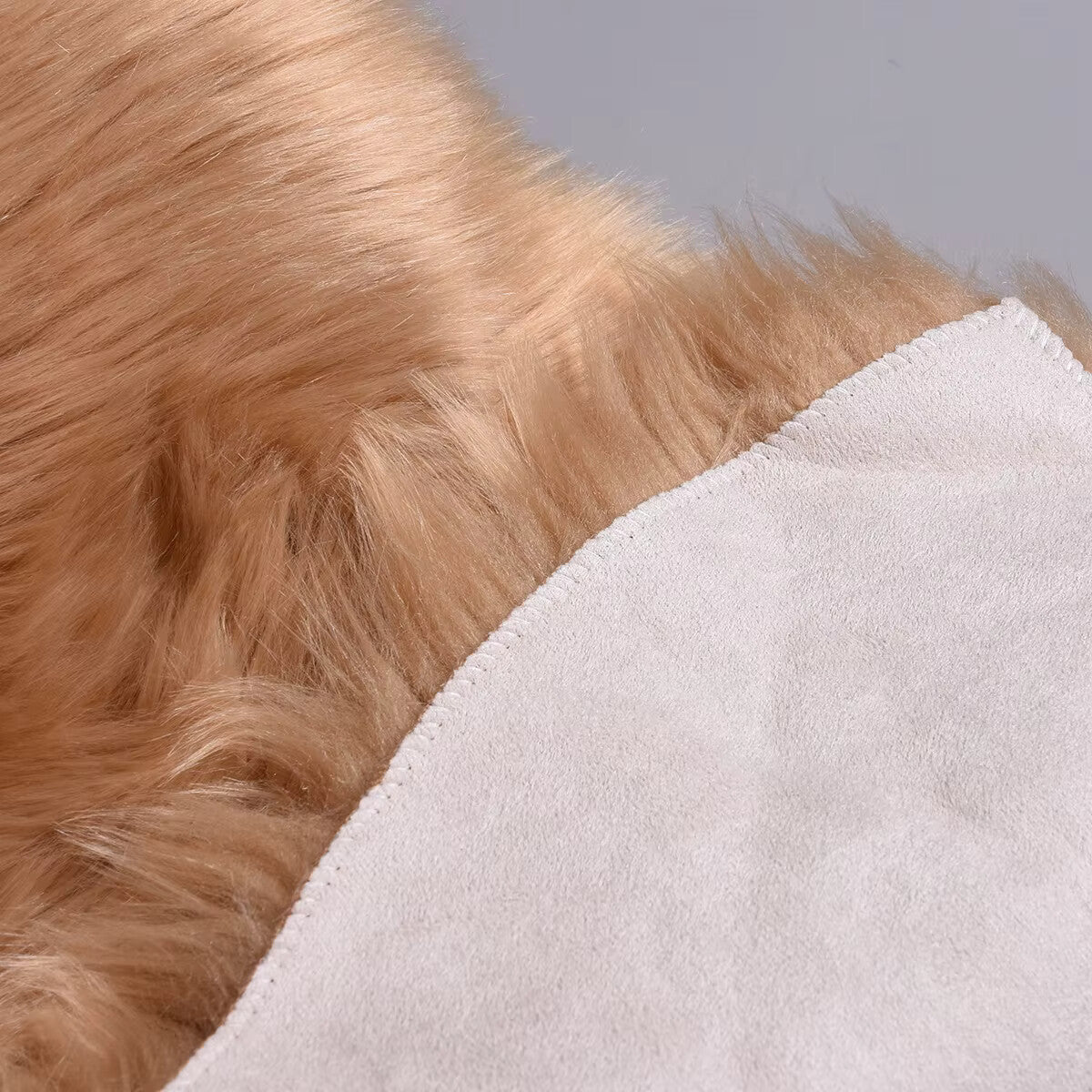 Heart Shaped Faux Fur Area Rug Soft Plush Decorative Accent Carpet — Image 14
