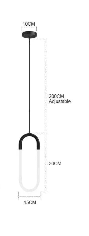Contemporary LED Pendant Light Fixture Adjustable Hanging Ceiling Lamp Gold Metal — Image 13