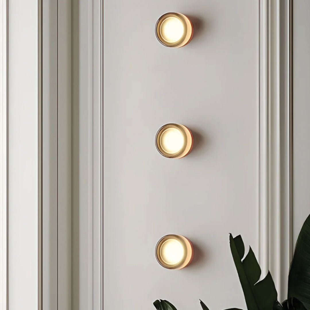 Contemporary Glass Wall Sconce Light Fixture - Amber, Smoke, Clear Options — Image 5