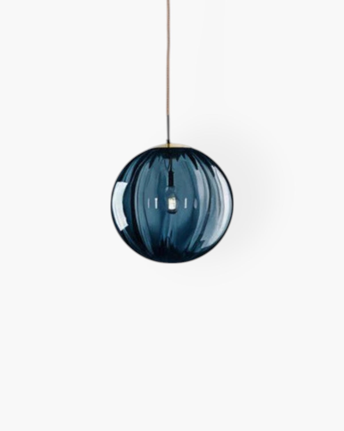 Modern Glass Pendant Light Elegant Globe Design Multiple Colors for Dining Room Kitchen Living Space — Image 8
