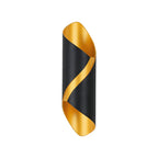 Contemporary Black and Gold Outdoor Wall Light - Waterproof, Elegant Design — Image 5