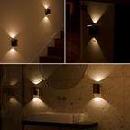 Adjustable LED Wall Night Light with Sensor, Black, Energy-Efficient, Eye-Care — Image 5