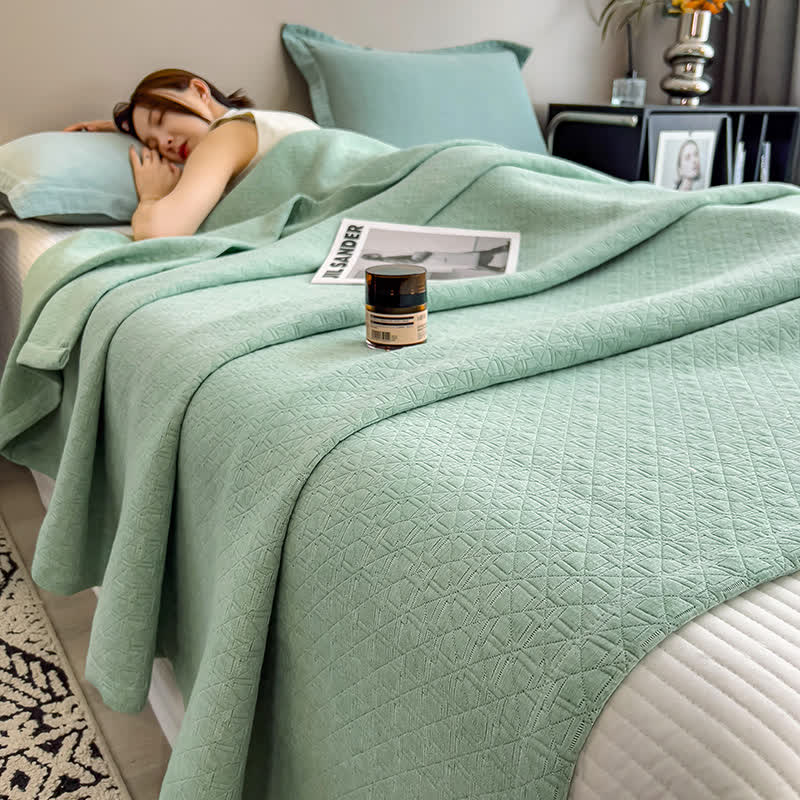 Elegant Quilted Bedspread Set - Cotton, Multiple Colors, King Size — Main Image