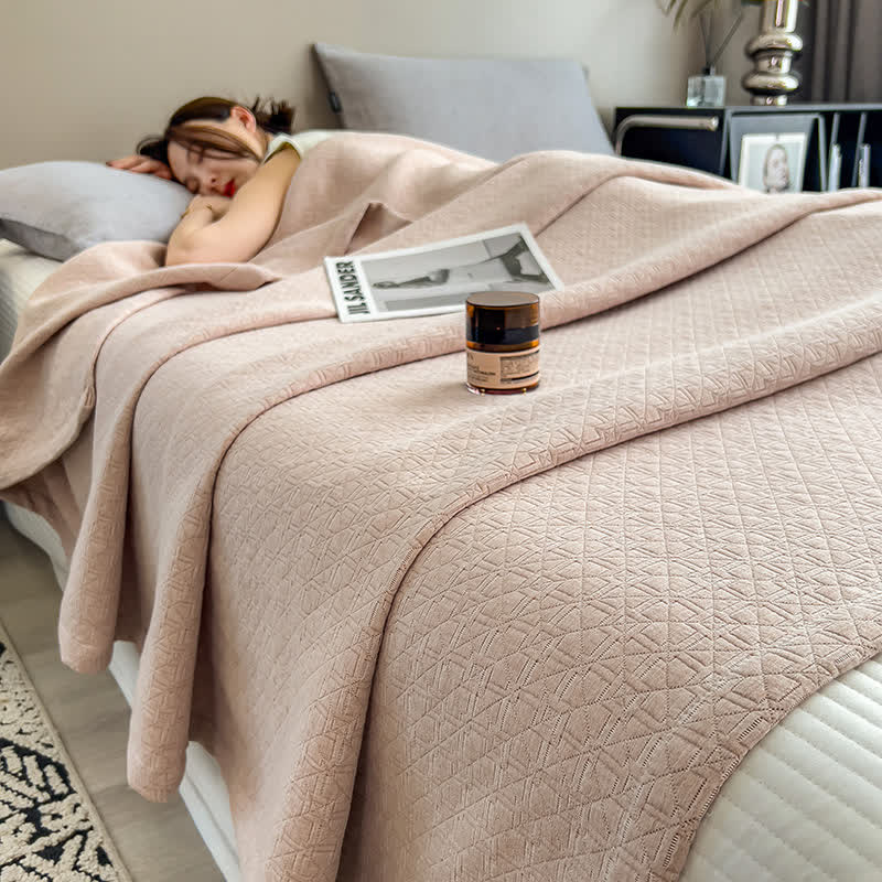 Elegant Quilted Bedspread Set - Cotton, Multiple Colors, King Size — Image 7