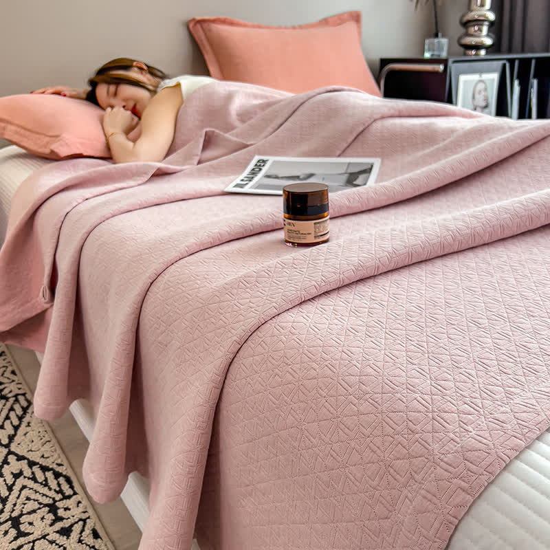 Elegant Quilted Bedspread Set - Cotton, Multiple Colors, King Size — Image 5