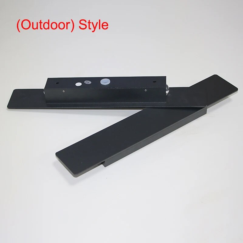 Modern Outdoor LED Wall Light Fixture - Black, Aluminum, Waterproof, 24W — Image 5