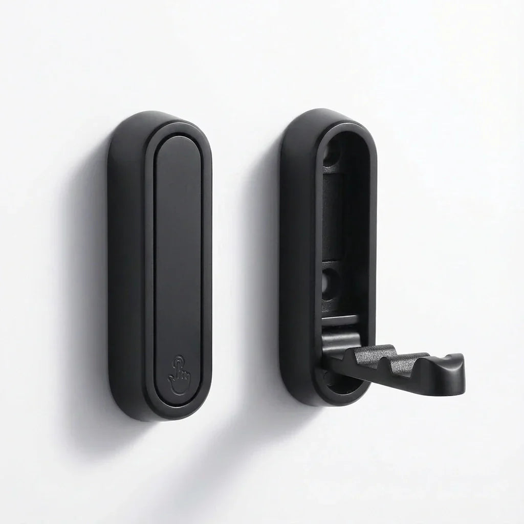 Premium Zinc Alloy Wall Hooks Foldable Magnetic Closure Heavy Duty Gold — Image 11