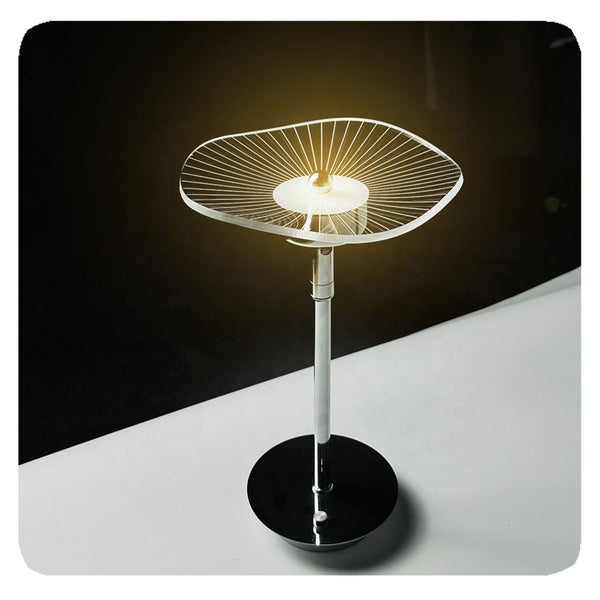 Modern Gold LED Table Lamp with Unique Design, Adjustable Brightness, Metal — Image 5