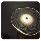 Modern Gold LED Table Lamp with Unique Design, Adjustable Brightness, Metal — Image 6