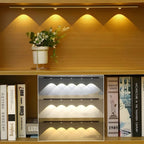 Rechargeable Motion Sensor LED Light Bar Silver Aluminum 20cm-40cm — Image 4
