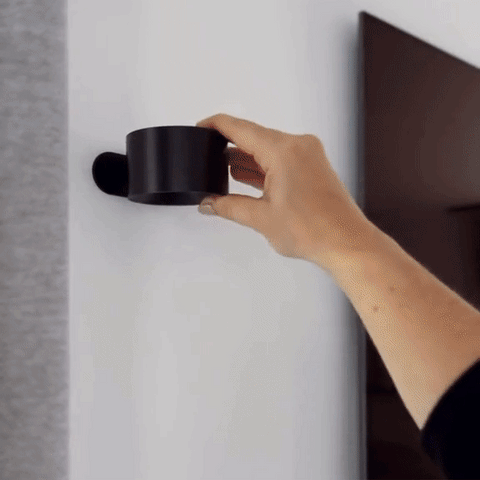 Modern Adjustable Wall Light LED Rechargeable Remote Control Wood Black White — Image 6