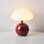 Modern Ceramic Table Lamp Mushroom Shape Ambient Lighting for Bedroom Living Room Decor — Image 7