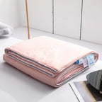 Luxury Reversible Comforter Set - Pink & Gray, Soft Microfiber, Queen Size — Image 9