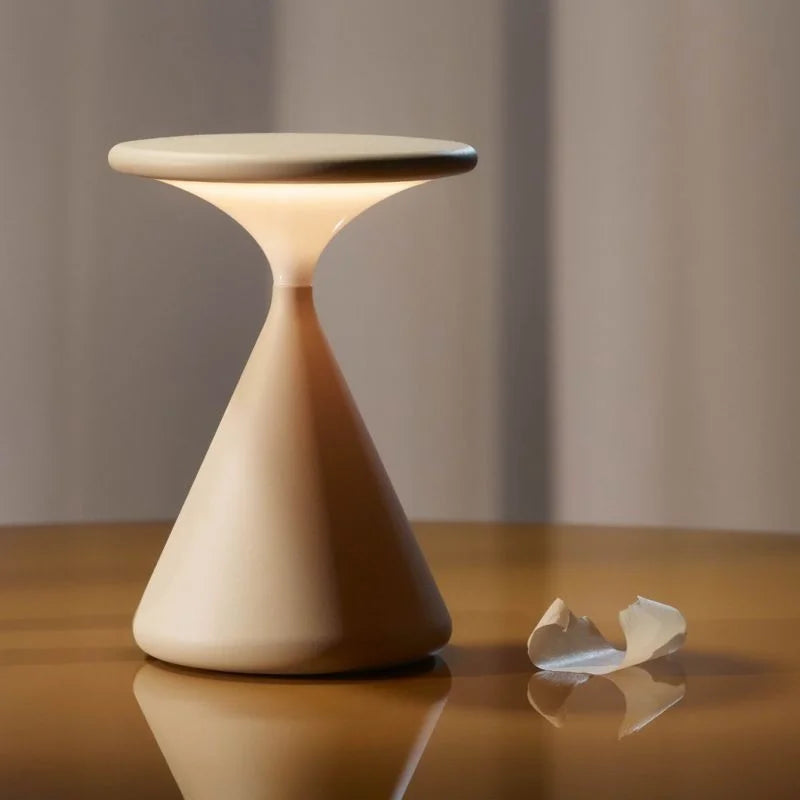 Modern LED Table Lamp Minimalist Design Touch Control USB Rechargeable — Image 8