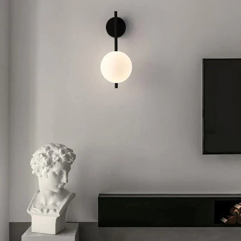 Nyra Modern Wall Sconce Light Fixture Gold Metal LED 30cm x 12cm — Image 7